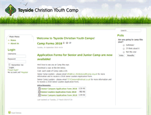 Tablet Screenshot of christianyouthcamp.org.uk